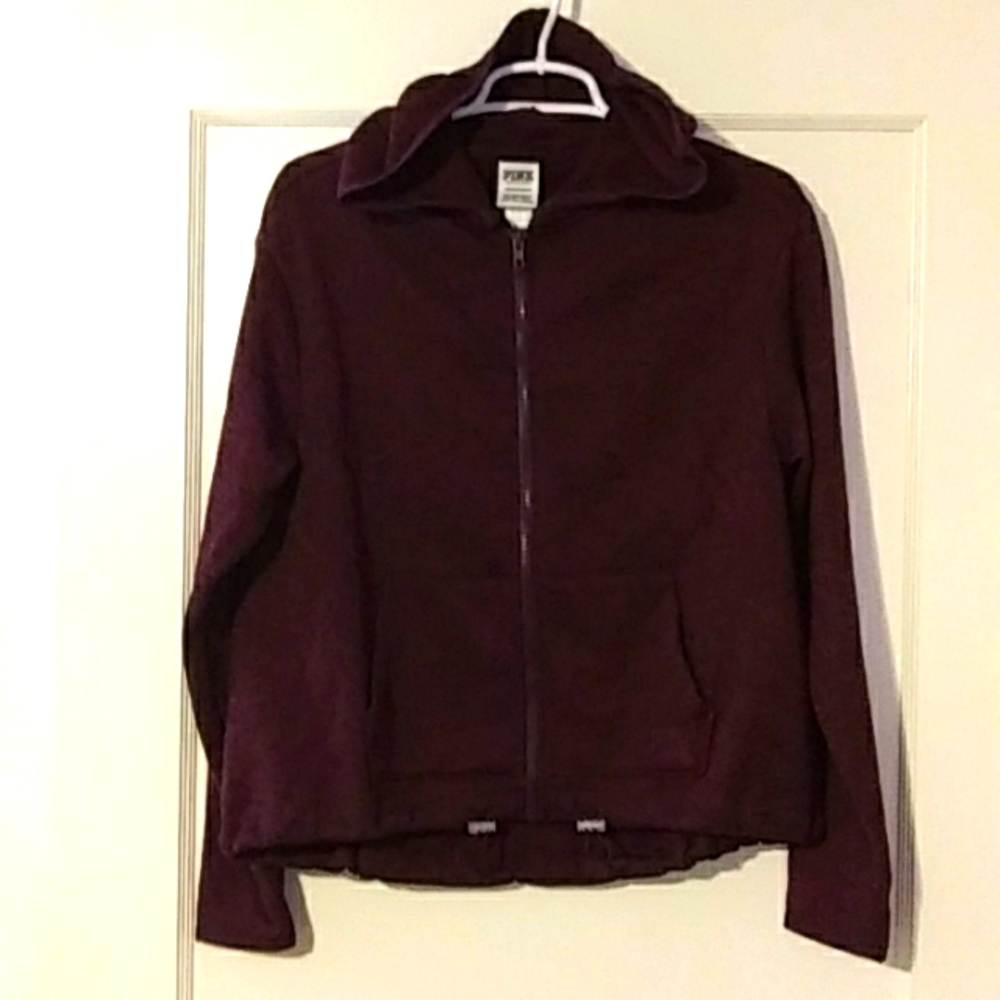 PINK Full Zip Hooded Cardigan - Picture 8 of 8